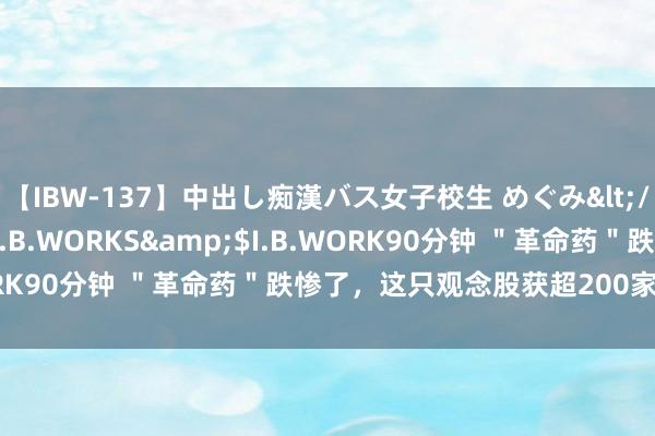 【IBW-137】中出し痴漢バス女子校生 めぐみ</a>2009-05-08I.B.WORKS&$I.B.WORK90分钟 ＂革命药＂跌惨了，这只观念股获超200家机构调研！