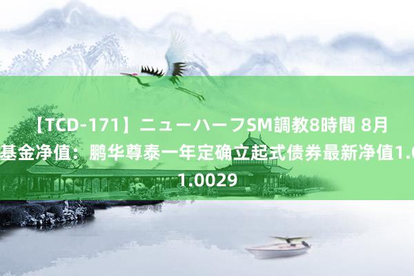 【TCD-171】ニューハーフSM調教8時間 8月16日基金净值：鹏华尊泰一年定确立起式债券最新净值1.0029