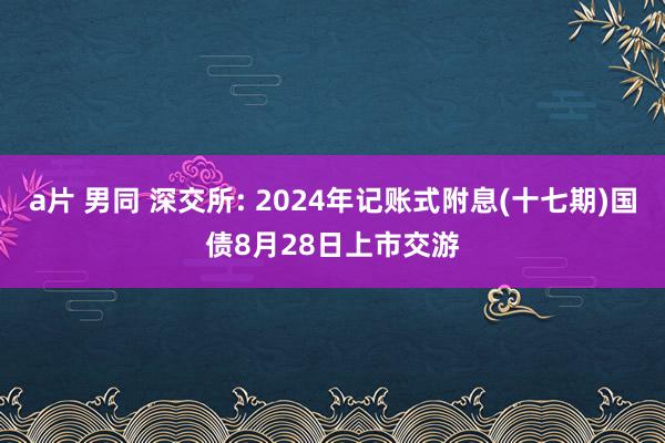 a片 男同 深交所: 2024年记账式附息(十七期)国债8月28日上市交游