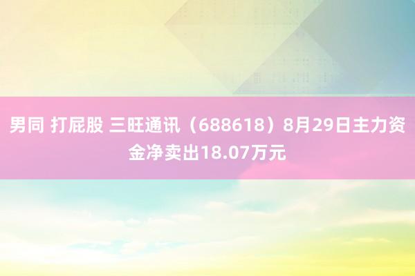 男同 打屁股 三旺通讯（688618）8月29日主力资金净卖出18.07万元